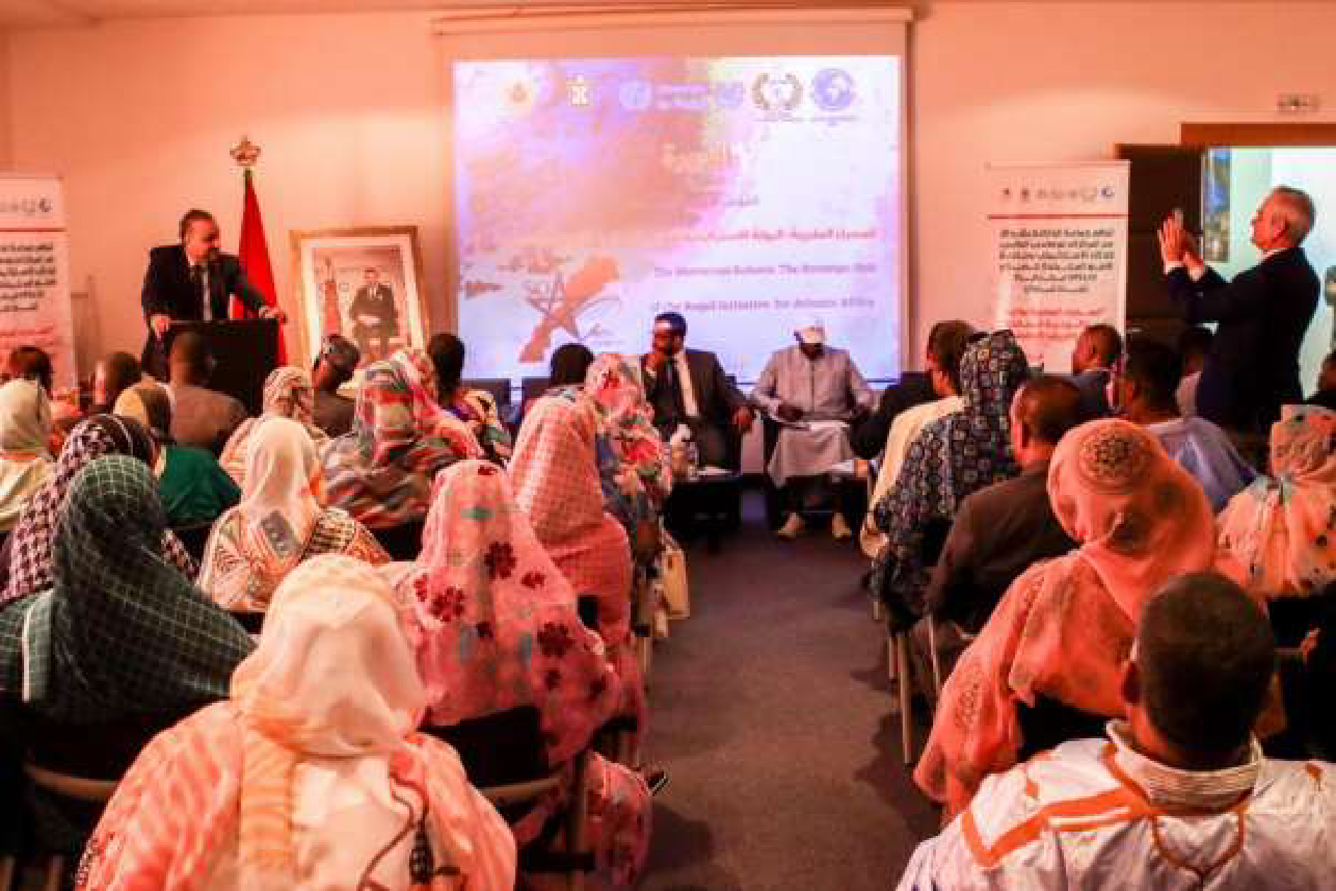 Conférence à l'école de maintien de la paix Alioune Blondin Beye de Bamako