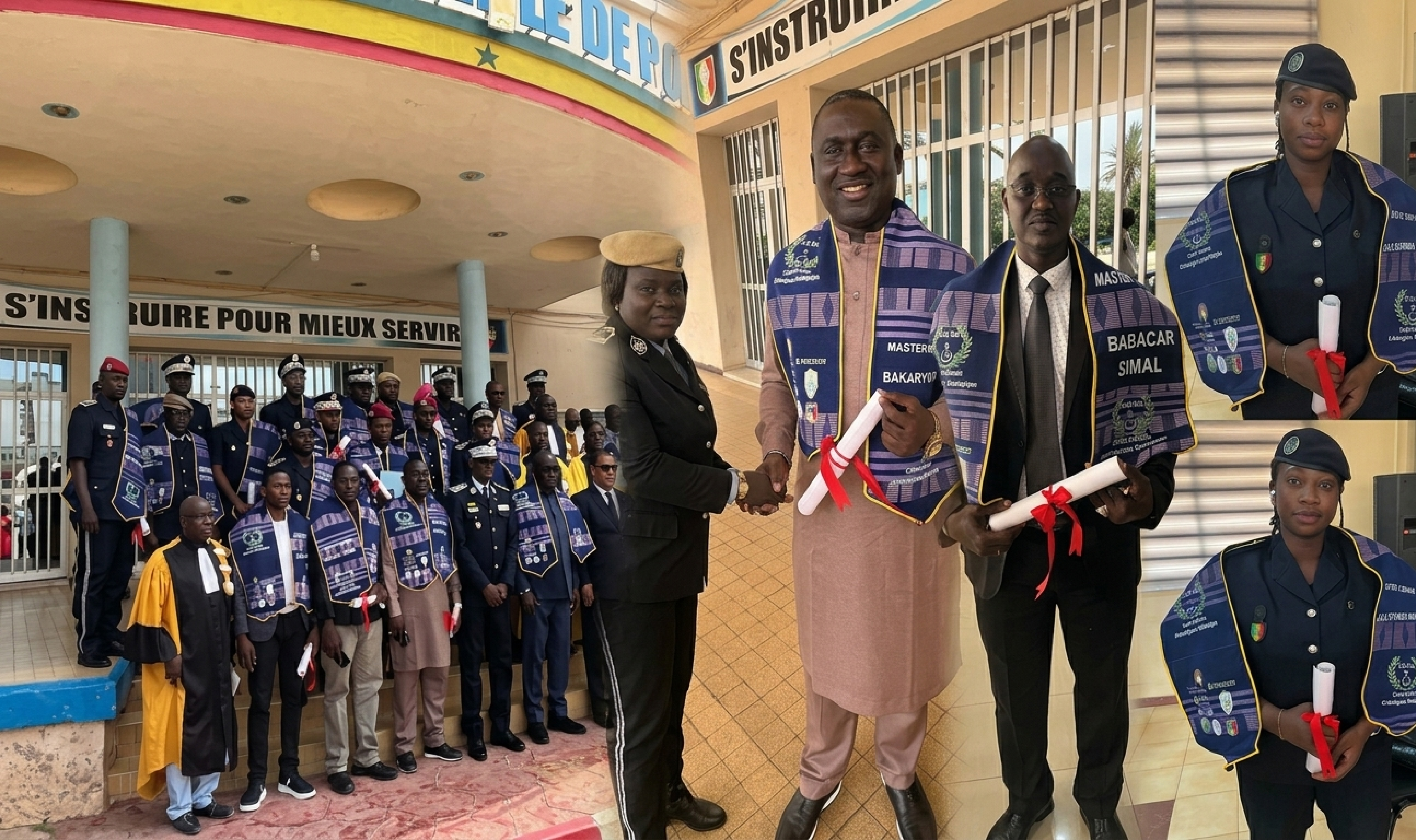 Remise de parchemins des élèves commissaires